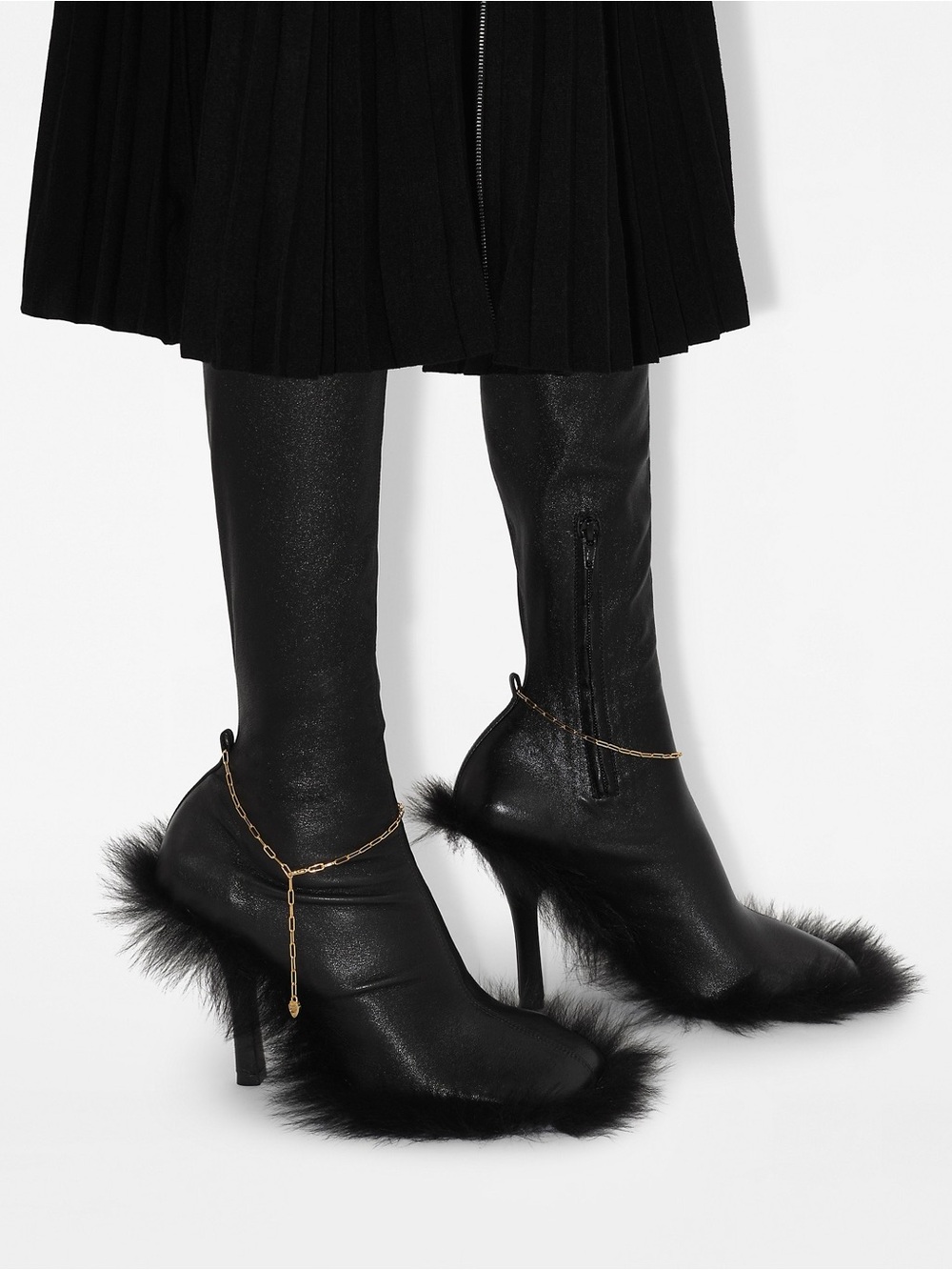 BURBERRY 105mm Slinky Legging Boots - Picture 3 of 16